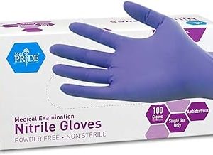 Powder Free Blue Gloves - Small